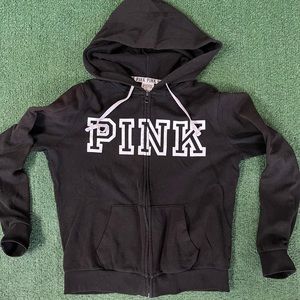 Pink zip up hoodie